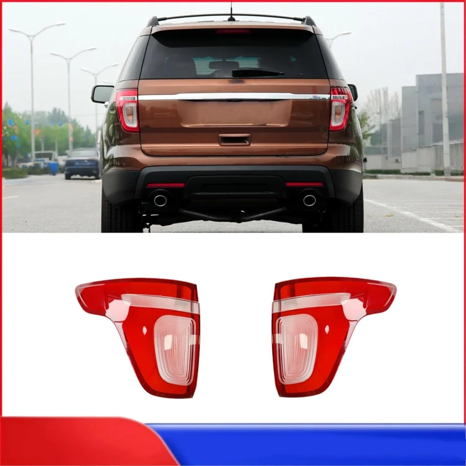 Rear Light Housing For Explorer 2011 2012 2013 2014 Car Taillight Cover Taillights Brake Light Shell