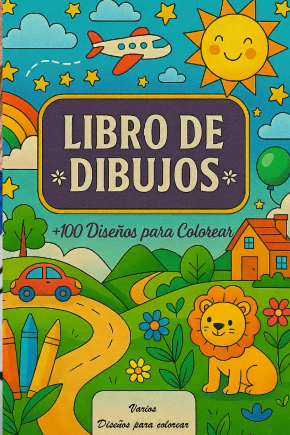 Libro de Dibujo para Colorear: Varios Diseños para Colorear