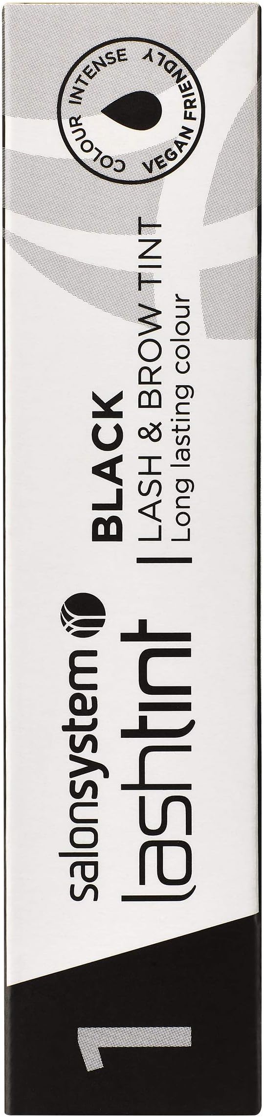 Salon System Lashtint Black Lash and Brow Tint, 15 ml
