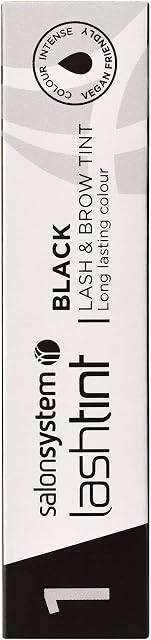 Salon System Lashtint Black Lash and Brow Tint, 15 ml