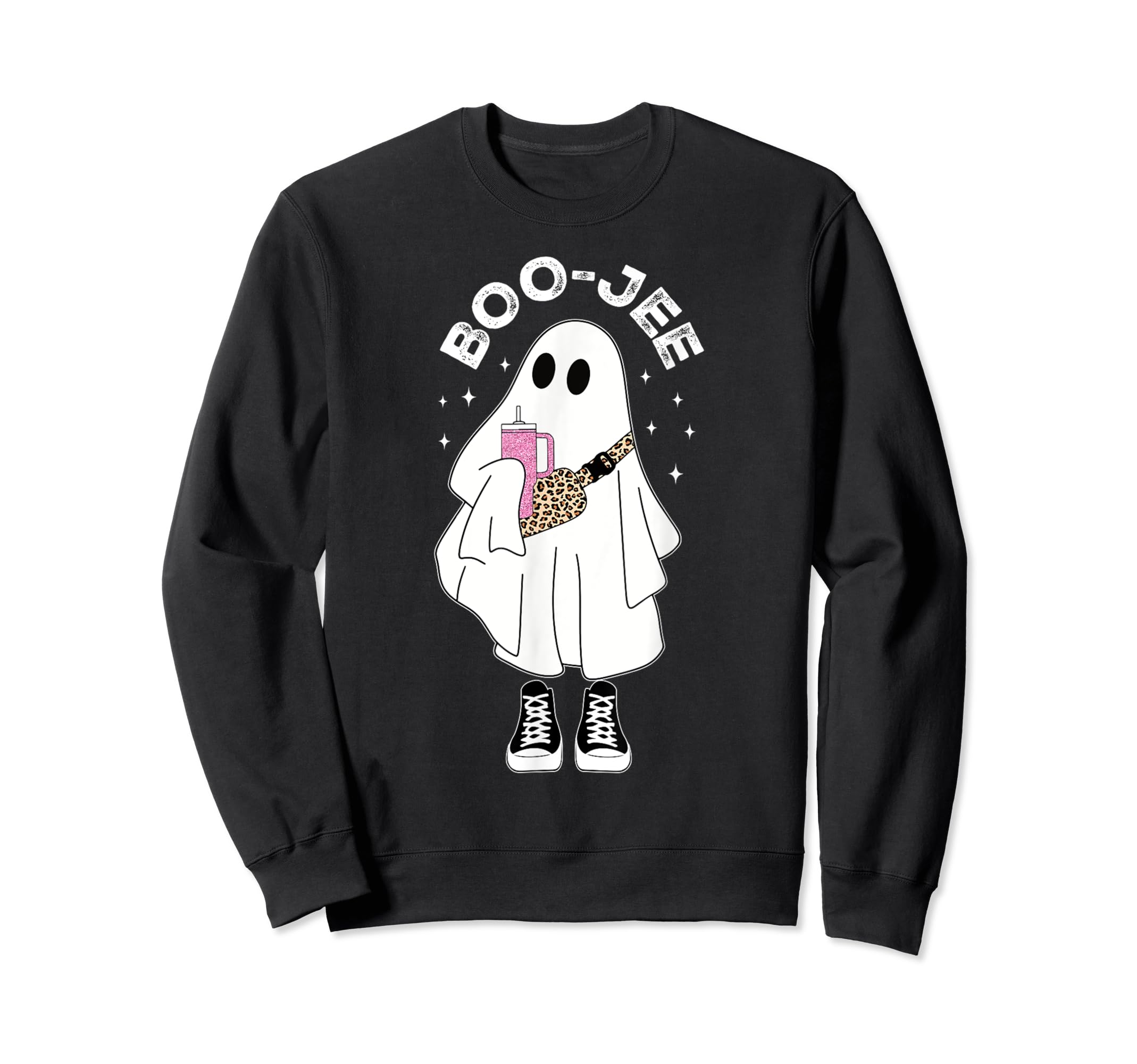 Spooky Season Cute Ghost Halloween Costume Boujee Boo-Jee Sweatshirt