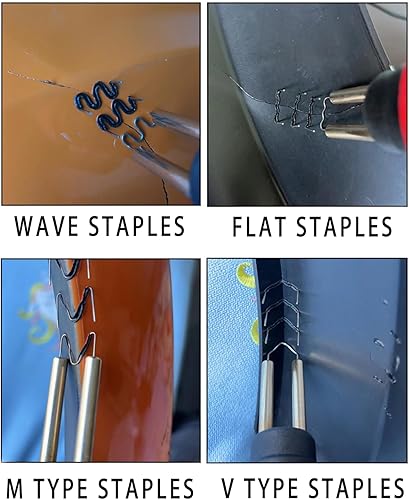 Miniatura 4 de 1800 grapas de soldadura de plástico con caja, 6 tipos de varillas de soldadura calientes para máquina de reparación, parachoques de automóvil,