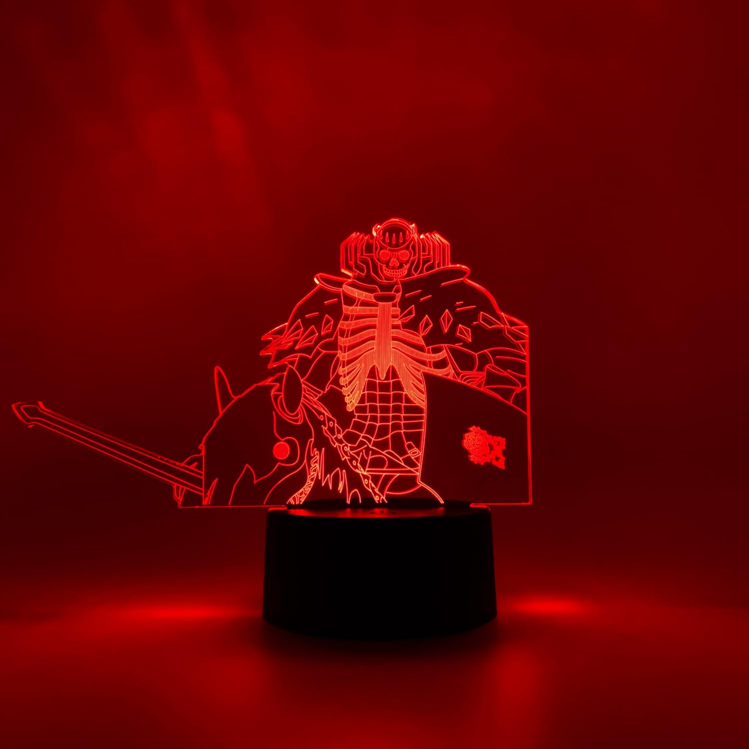 Otaku Lamps Berserk - Skull Knight Anime Night Light, 16 Color RGB LED – Gift for Otaku