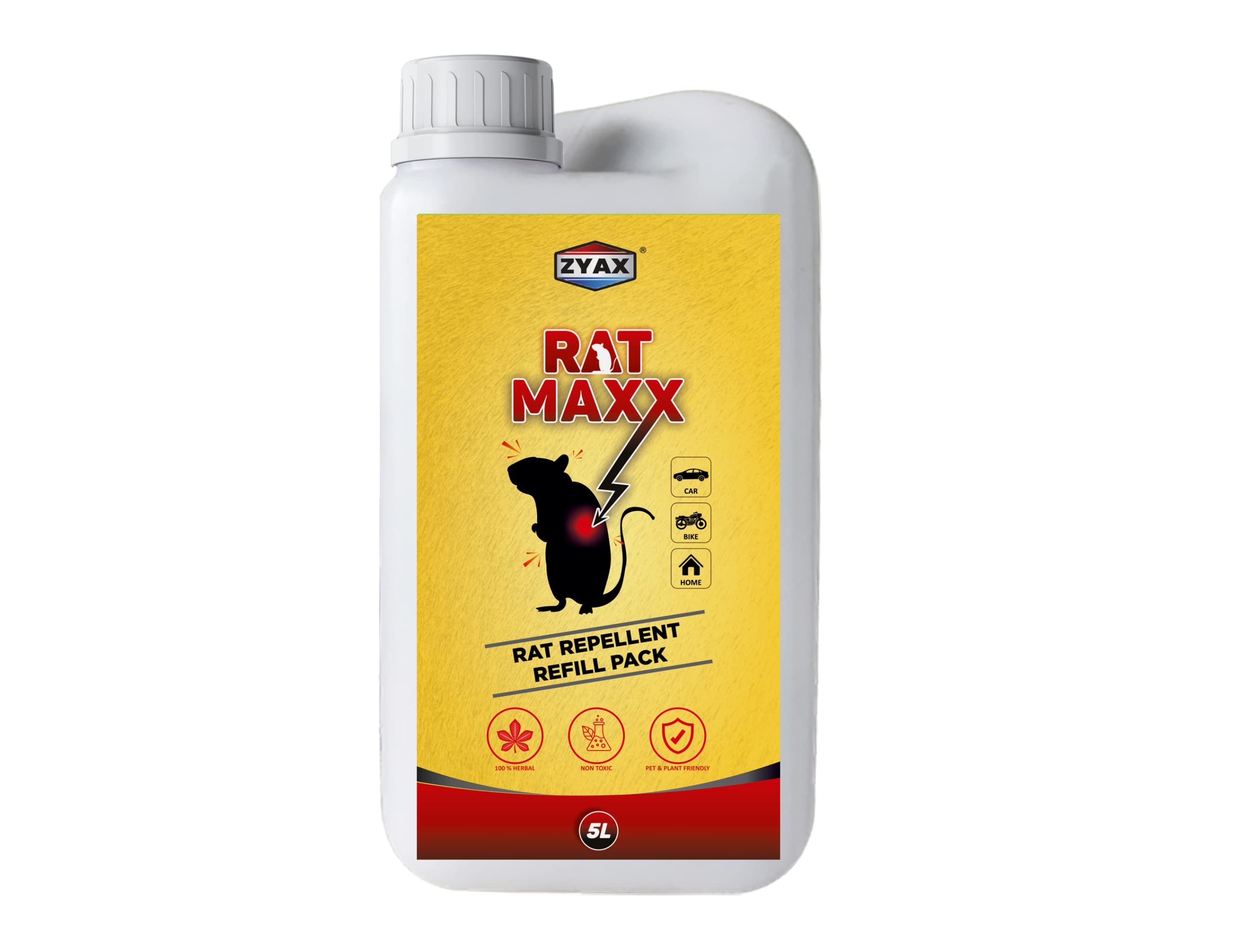 ZYAX Rat Maxx Repellent Spray 250ml, Non-toxic powerful formula to repel Rats & Rodents from Car/Bus/Bike/Truck | Protects cables & wires with Refreshing Fragrance, pack of 1 (B0BR7Y9P4T) Amazon Price History, Amazon Price Tracker