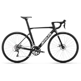 SAVADECK Carbon Disc Road Bike, Integrated Design Racing Bicycle Carbon Frame Carbon Fork with Shimano SORA R3000 Derailleur System 18 Speed Disc Brake Road Bike for Men or Women.