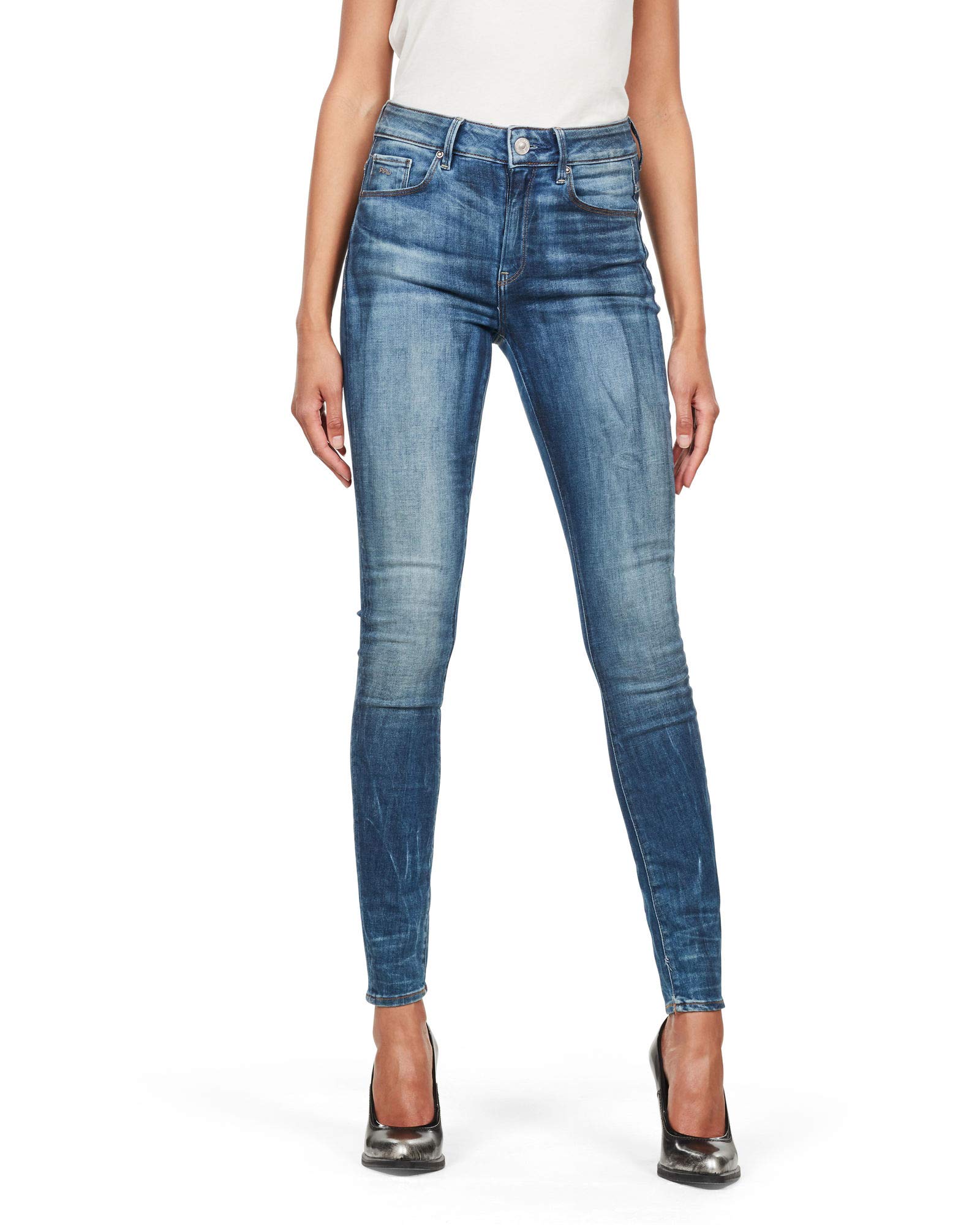 G-Star RAW Damen 3301 High Waist Skinny Jeans
