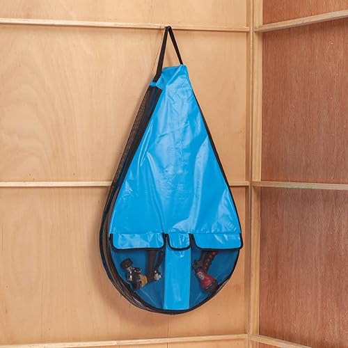 Miniatura 4 de Fox Valley Traders Bolsa de almacenamiento para manguera de jardín, fabricada con PVC impermeable y poliéster, almacenamiento y organización al aire