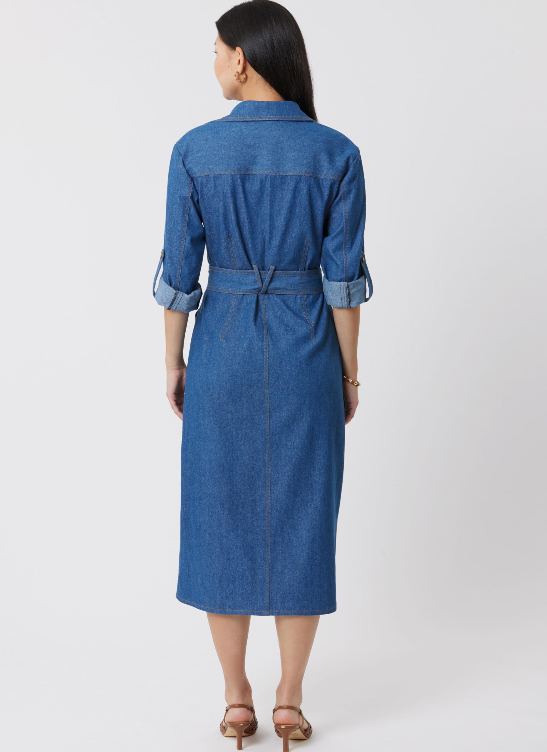 SIMPLICITY Cartamodello SS3065M1 per abiti da donna e da donna con cintura M1 (10-12-14-16-18)
