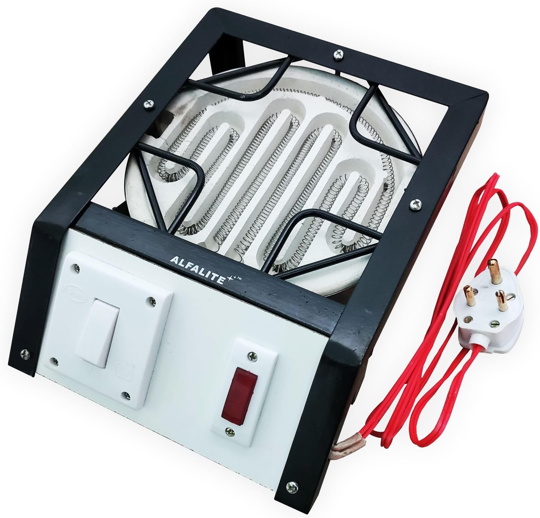 Electric Kitchen Cooking Heater, Room Heater, Regular 1500w With Switch And Indicator, Sturdy Metal Body And Genuine Nichrome Coil