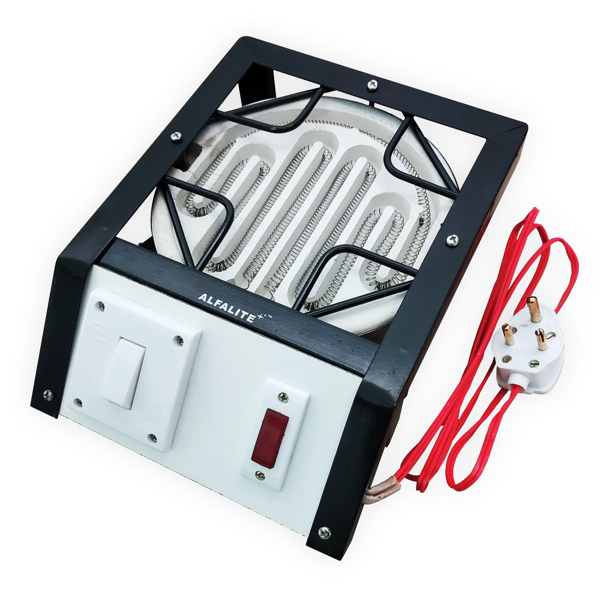 Electric Kitchen Cooking Heater, Room Heater, Regular 1500w With Switch And Indicator, Sturdy Metal Body And Genuine Nichrome Coil