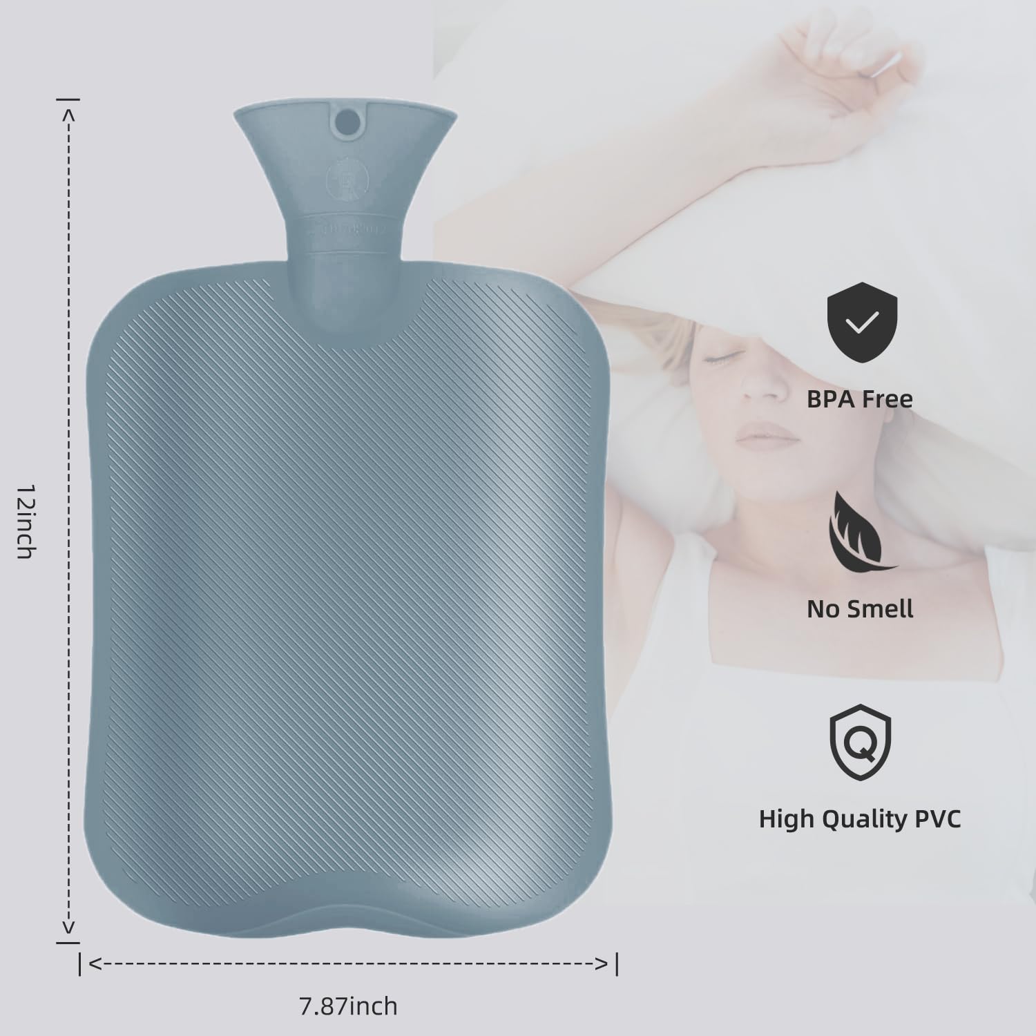 Hot & Cold Water Bottle - Pain Relief & Muscle Relief -4 Hot & Cold Water Bottle - Pain Relief & Muscle Relief -4