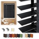 Blackout Wood Blinds for Indoor Windows, 2