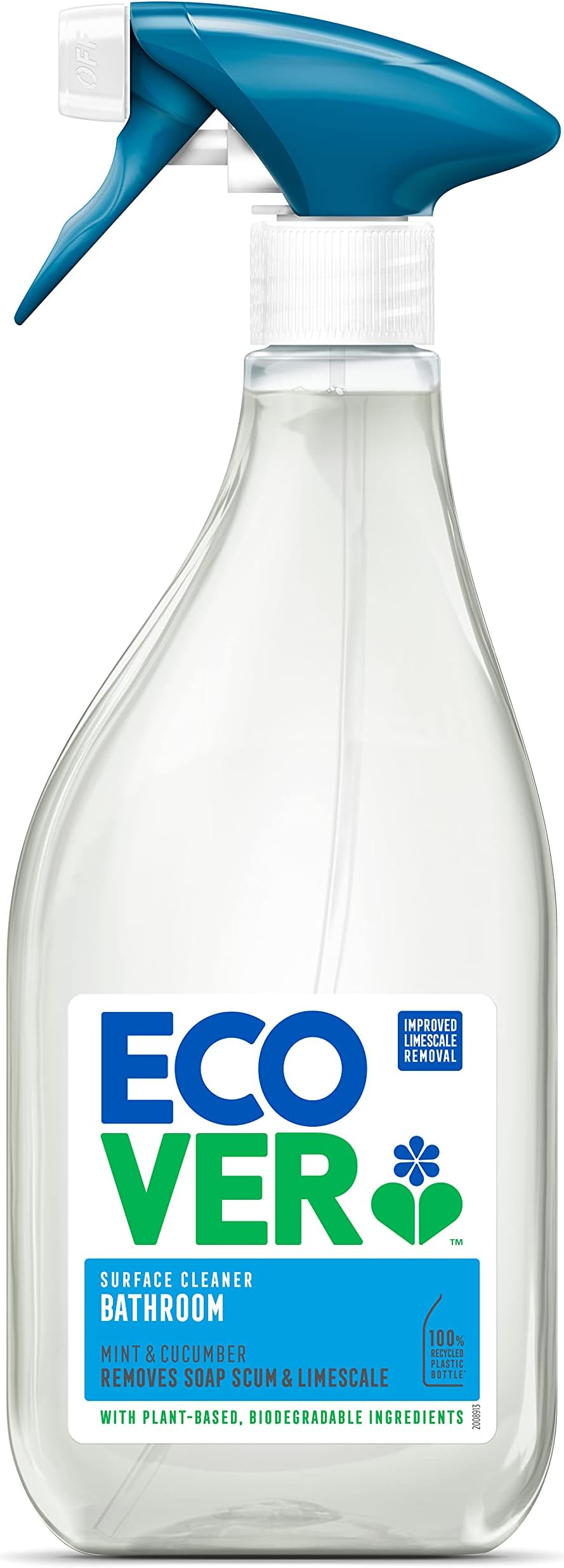 Bathroom Surface Cleaner Soap Scum and Limescale Remover Mint and Cucumber Scent - 500 ml
