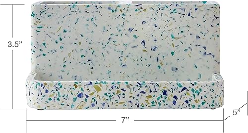 Miniatura 10 de SKL Home by Saturday Knight Ltd. - Soporte para cepillos de dientes de terrazo moteado, multicolor