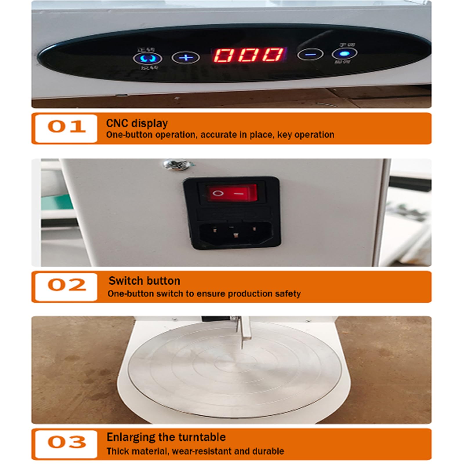 Dxysyldrun Bakery Cake Cream Flattening Machine Fully Automatic Layer Cake Rotating Machine Cake Shop Flat Baking — view 2