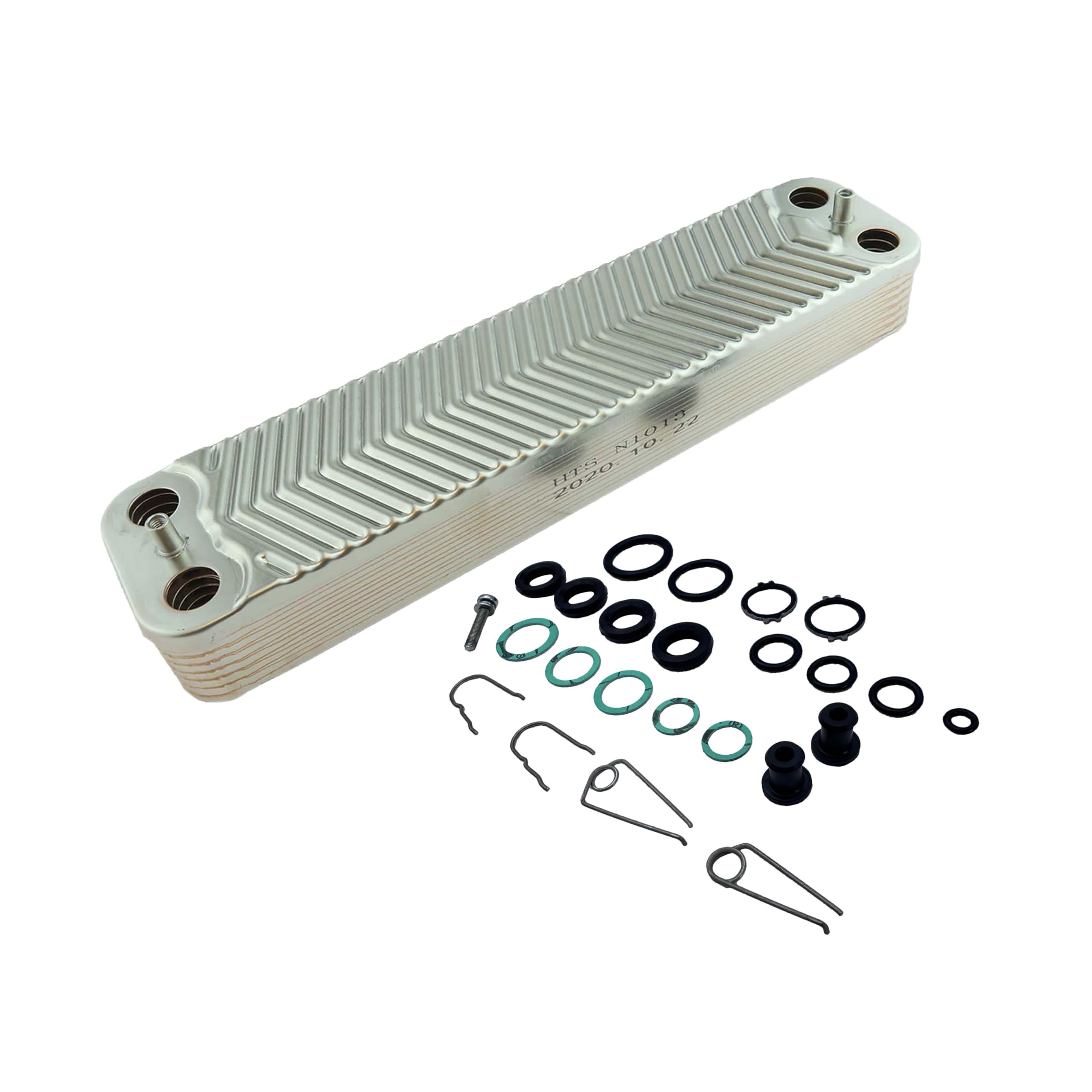 Hts Multicolour - Worcester Boiler Plate Heat Exchanger (Phe) (14 Pl) 87161066850 + Repair Kit