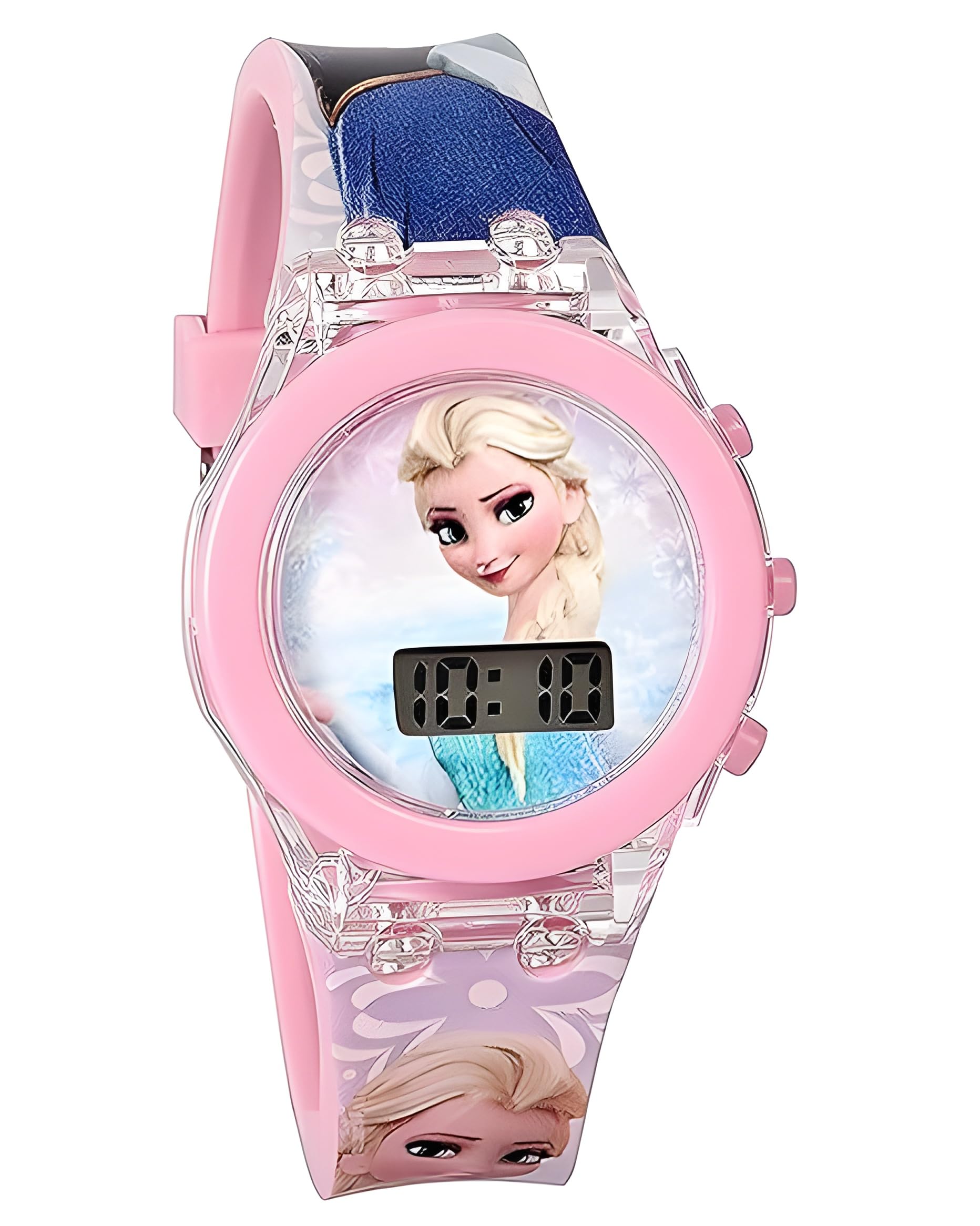 ALNA-TURA Frozen Kids Digital Watch Elsa Themed LED Display with Pink Strap Watch for Kids Girls,Light and Cartoon Watch for Girls,Pink LED Watch for Girls Birthday,Rakhi Gifts Watch (Age 3 to 12) (B0C6BP1QXQ) Amazon Price History, Amazon Price Tracker