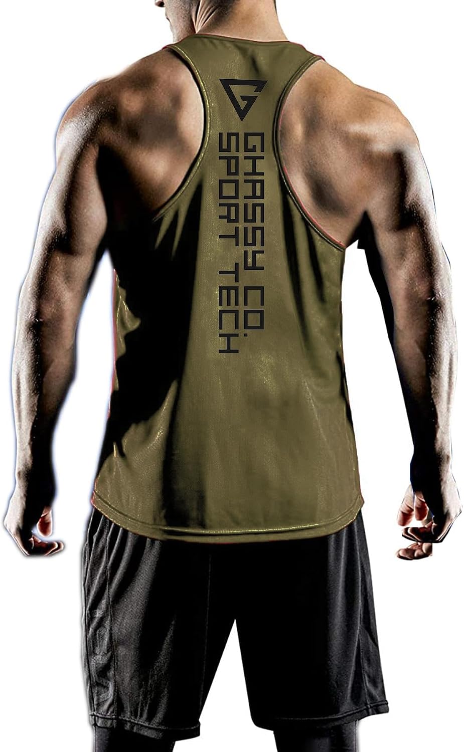 Ghassy Co. Erkek Dry Fit Y-Back Gym Fitness Sporcu Atleti Gym-101