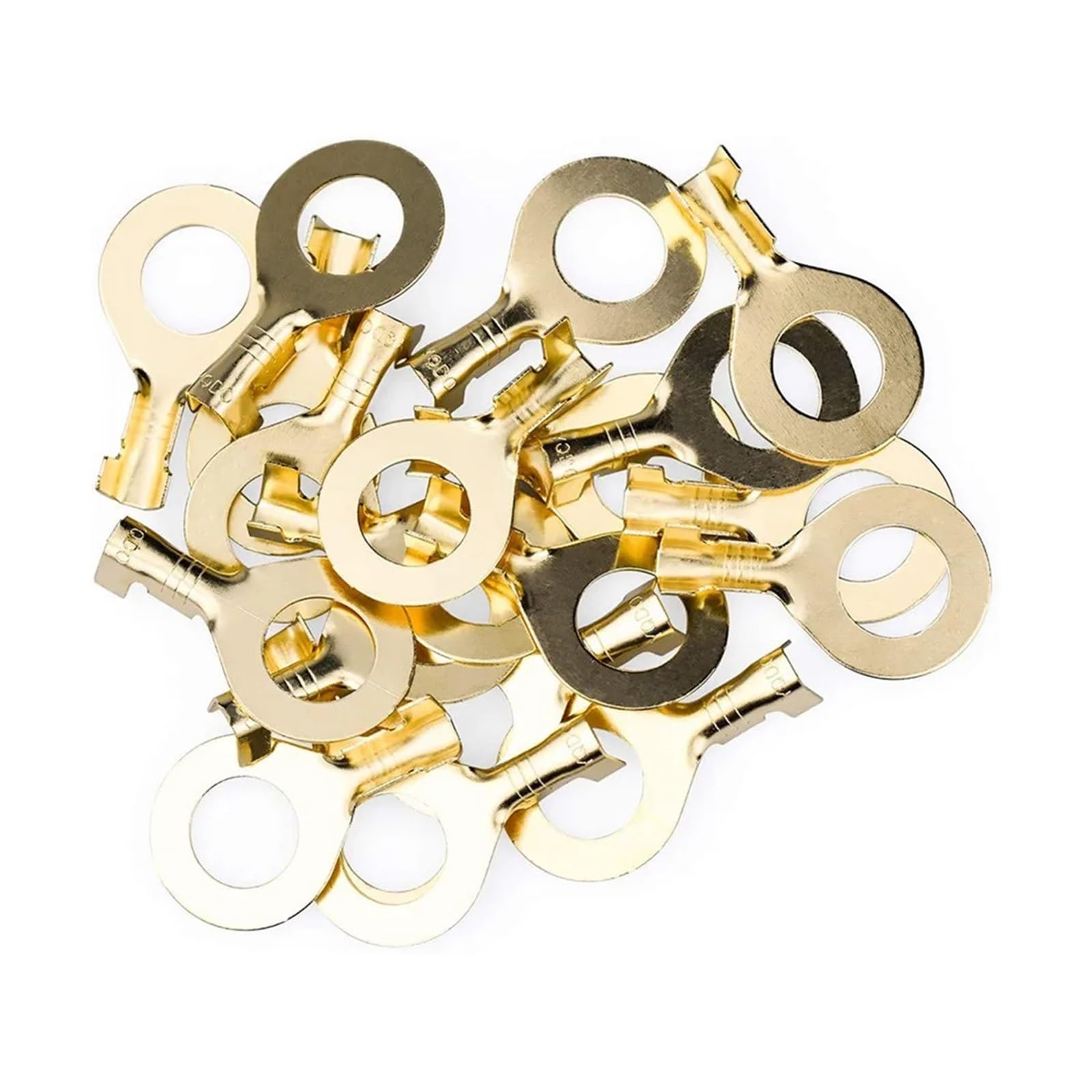 150/540 PCS M3/M4/M5/M6/M8/M10 Ringösen Ösen Kupfer Crimp Terminals Kabelschuh Draht Stecker Nicht isolierte Sortiment Kit(540PCS)