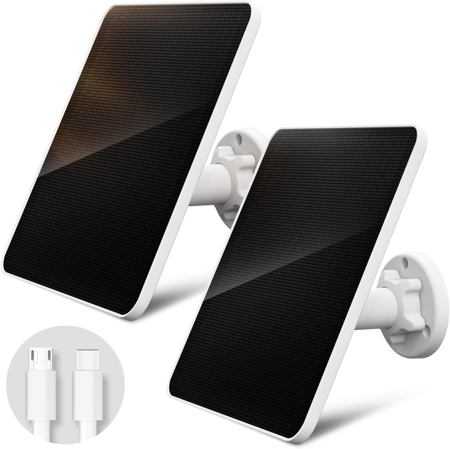 AZONE Solar Panel for Wireless Security Camera Outdoor, IP 65