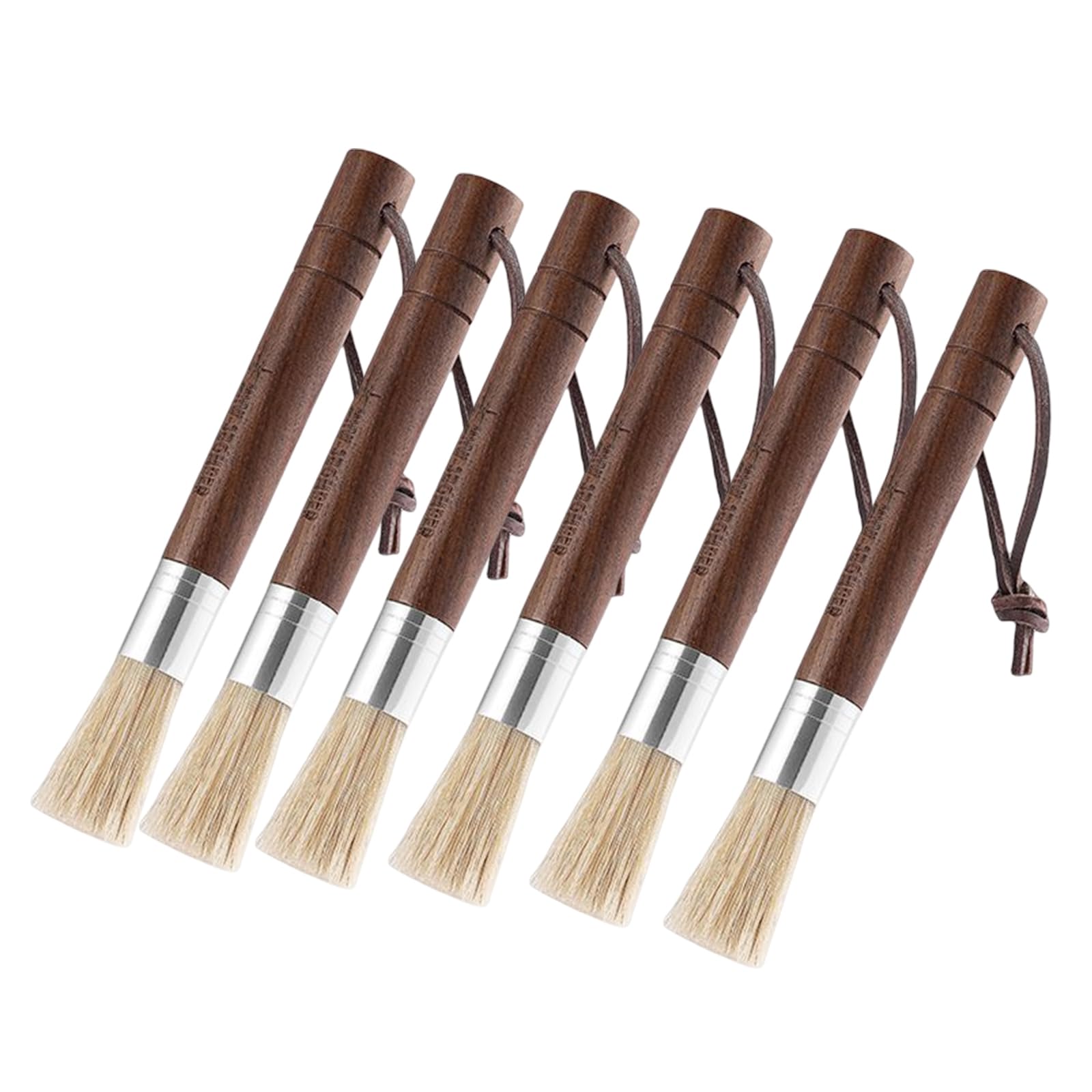 MHW-11BOMBER Espresso Brush Cleaning Brush Wood Handle Natural Coffee Grinder Dusting Accessory for Home Barista Kitchen Tool B5335*6