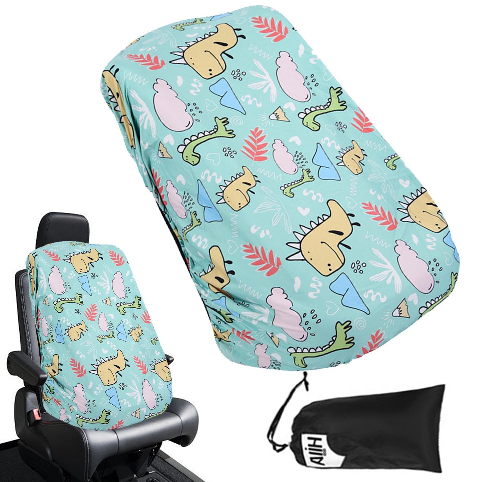 Generisch Cubierta de protección solar para asiento de coche, cubierta de seguridad para bebé, parasol refrescante con protección UV para viajes de bebé en verano