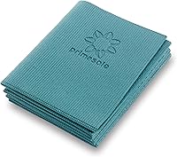 Primasole Folding Travel Yoga Mat 4mm Thick - Portable Pilates Mat for Gym, Beach, Park - Tear-Resistant, Lightweight, 9 Colors