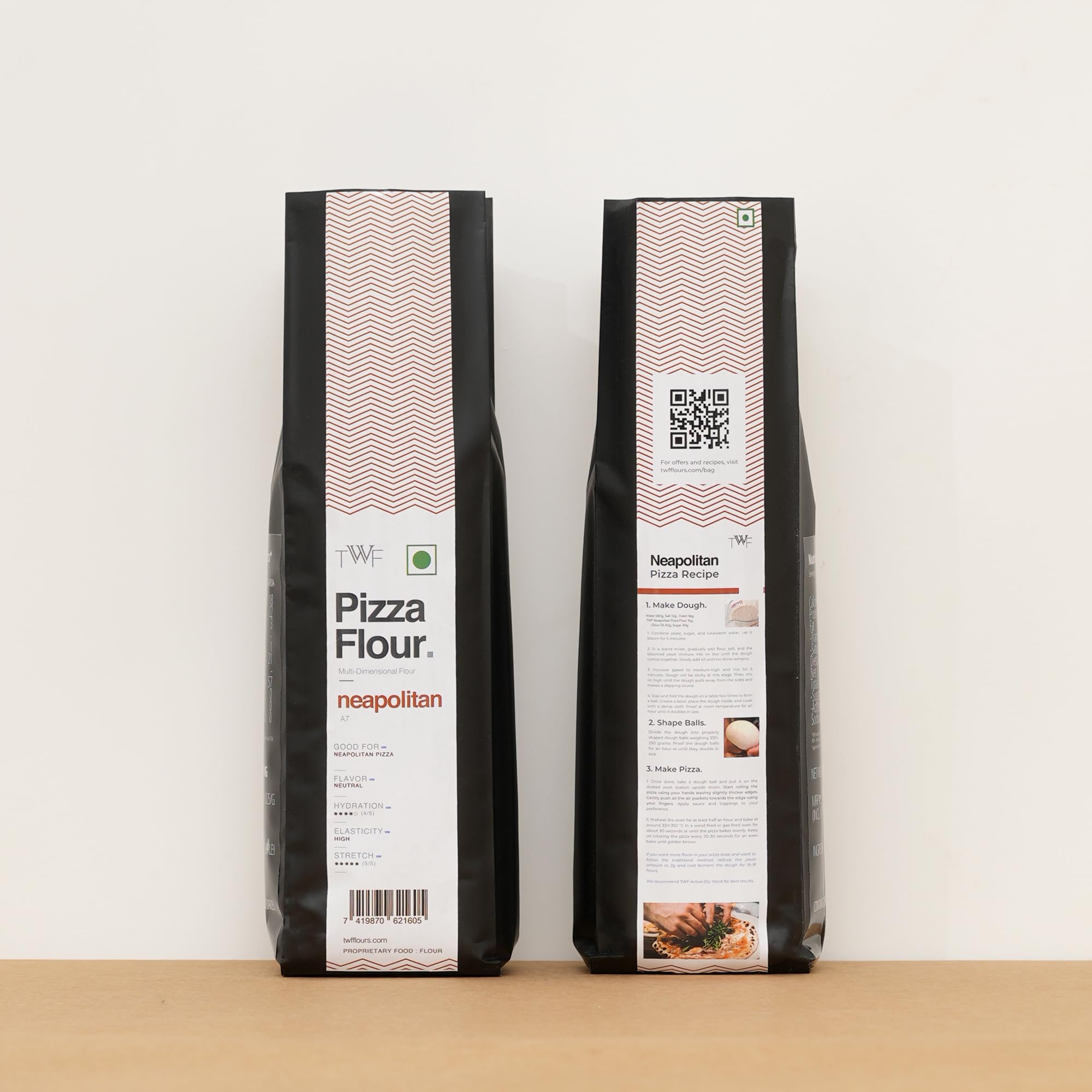 TWF Pizza Flour (Flour 00 alternative)- Neapolitan Pizza Flour | 1 kg | For Delicious Pizza, Unbleached - Image 4 thumbnail