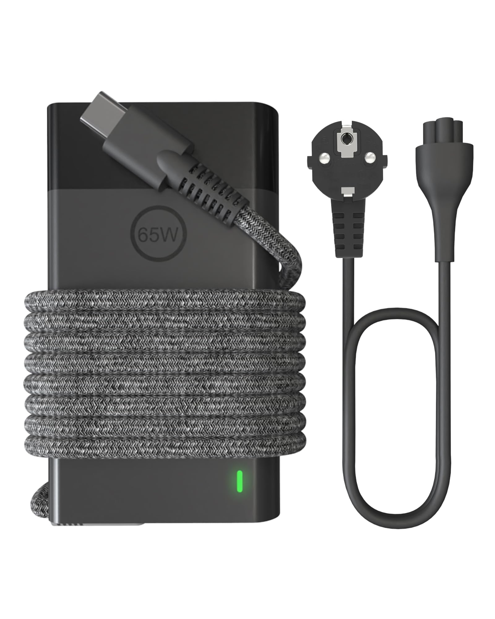 Cargador Portatil Tipo C 65W para HP Spectre/Envy X360 EliteBook | Compatible con ProBook Pavlion Omnibook Zbook Elite x2 Split x2 Chrombook 45 Watt USB C Ordenador Adaptador Carga rápida