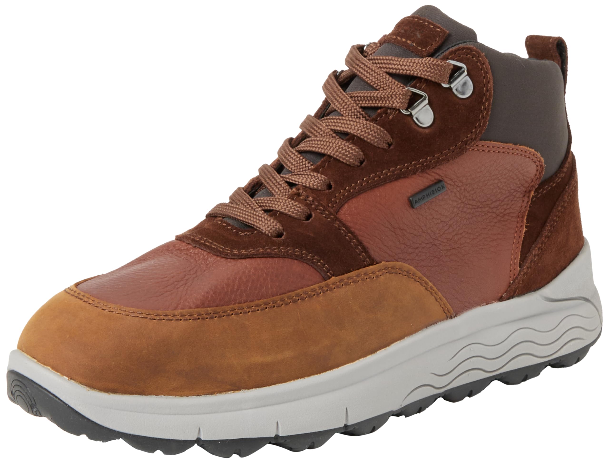 Geox U Spherica 4x4 B ABX Ankle Boot, Cognac, 6.5 UK