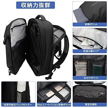 【新品、未使用】真空圧縮リュック 60L ポンプ付属 楽天市場】リュック リュックサック メンズ バックパック