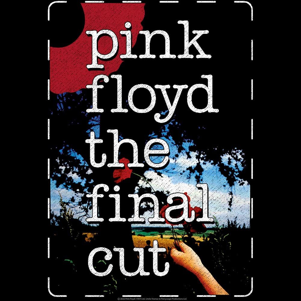 PinkFloyd 80er Rock The Final Cut Kurzarm-T-Shirts für Erwachsene im Vintage-Stil mit Grafik_voghion.com