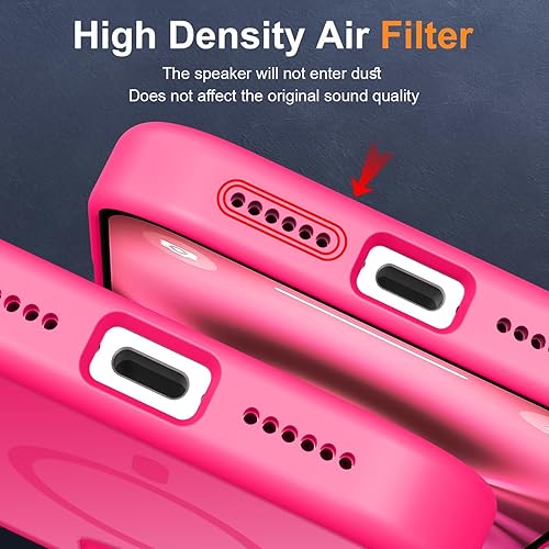 Vista 720 de MOCCA - Funda magnética resistente para iPhone 11 de 6.1 pulgadas, compatible con MagSafe, protector de pantalla de vidrio + protector de lente