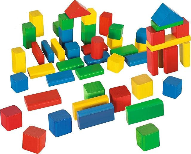 Foto 2 de 3 de Eichhorn - Cubo 50 bloques de Madera Colores ( 100050161)