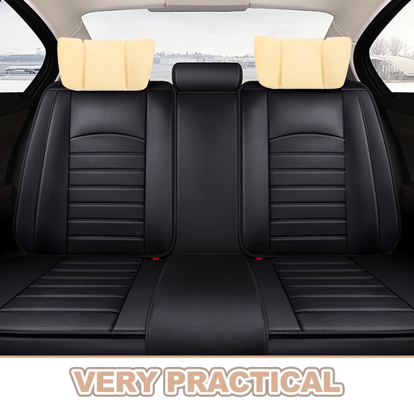 NUOBESTY Coussin D’Appui-Tête en Mousse de Rechange pour Siège de Voiture et Camping-Car Insert Ergonomique Tube en Fer Soudé sans Housse Confortable et Solide Adapté aux Déplacements