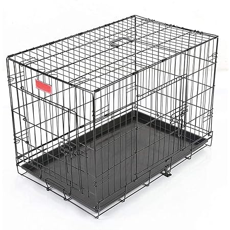 Amazon ケージ 防滑マット付き 折りたたみ 大型犬 ペットケージ 中型犬 犬小屋 室内用 兼用 室内 サークル 小型犬 キャットケージ 屋内用 中型 おしゃれ スチール ネコ ブラック ゲージ Ecライト サークル プレイサークル 通販