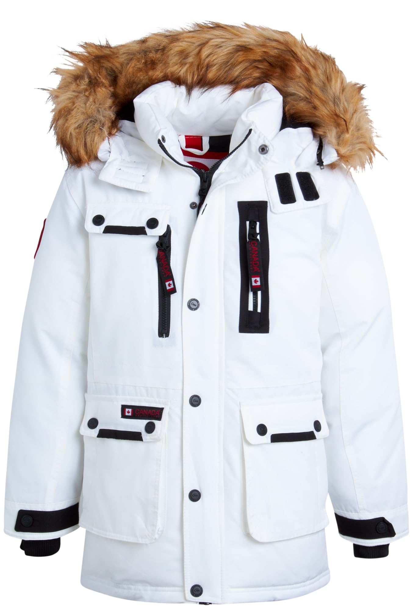 CANADA weathergear スーノーボード ウェア スノボジャケット Amazon.com: CANADA WEATHER GEAR Boys' Winter Jacket
