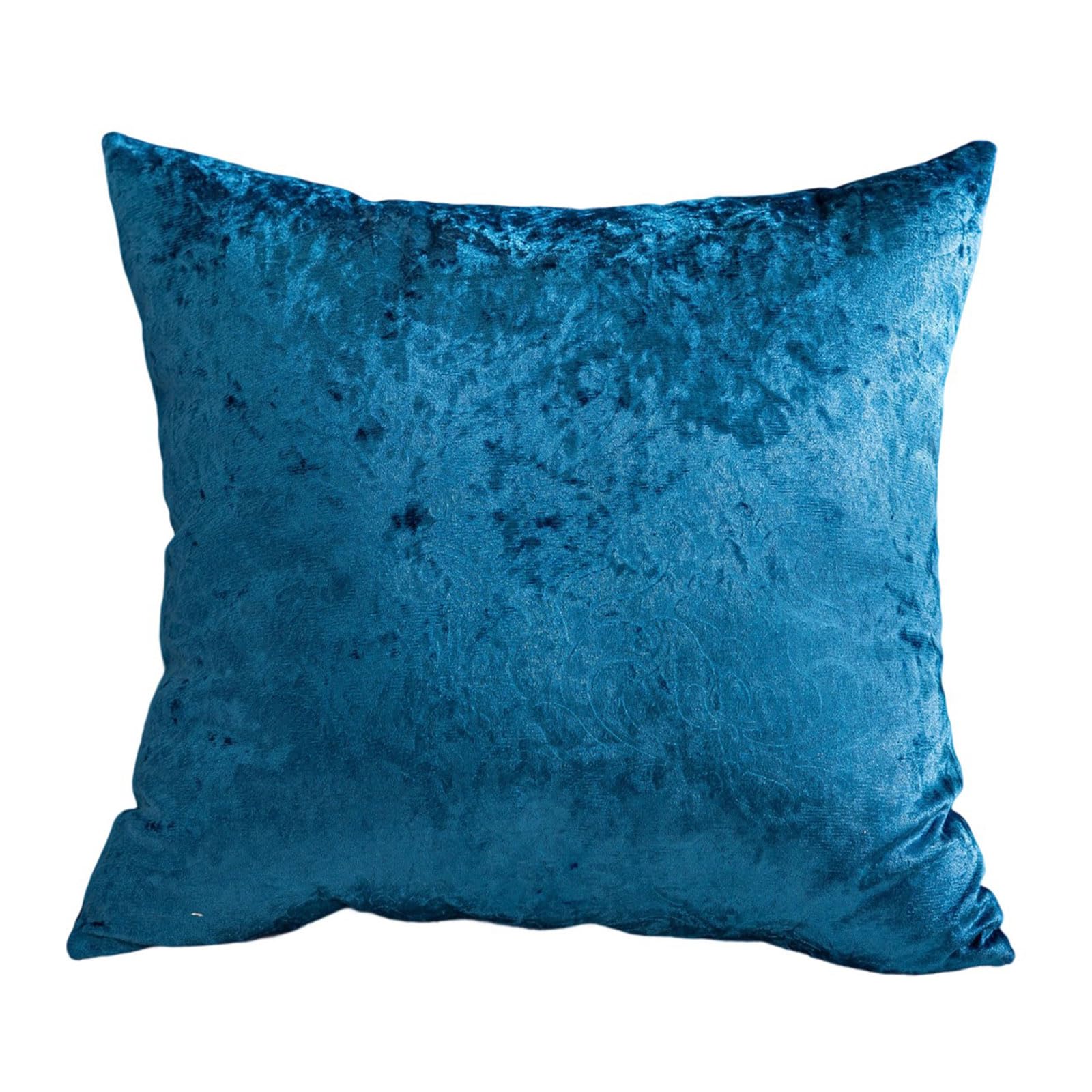 ZBIianxer Embossed Floral Pillowcase European Design Plush Fabric Machine Washable for Bed Sofa Decorative Accent Accessory Polyester Cushion Cover Washable Pillowcase