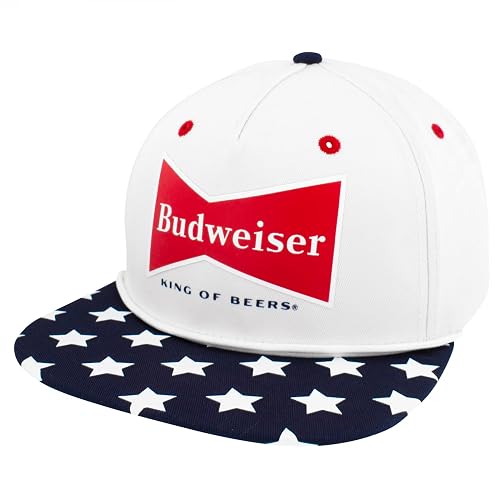 Budweiser American Flag Rope Golfer Hat Red