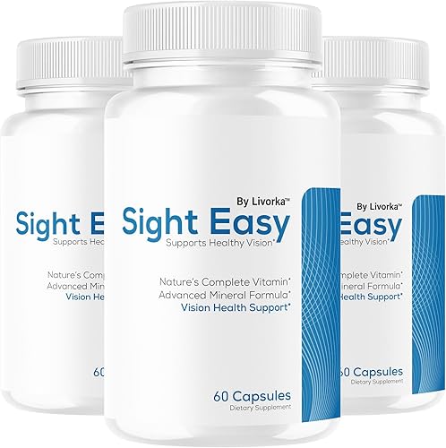Sight Easy Eye - Cápsulas de suplementos vitamínicos y minerales - Official Sight Easy Supplement Premium Advanced Formula Píldoras, Natural