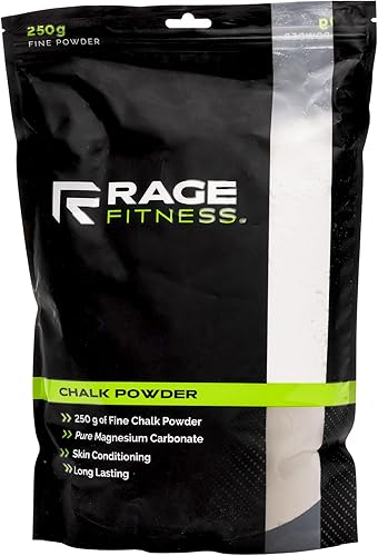 Rage Fitness Gym Chalk  Magnesium Carbonate Athletic Chalk for Excellent Grip - Gym Workout Grip Chalk for Weightlifting & Gymnastics.