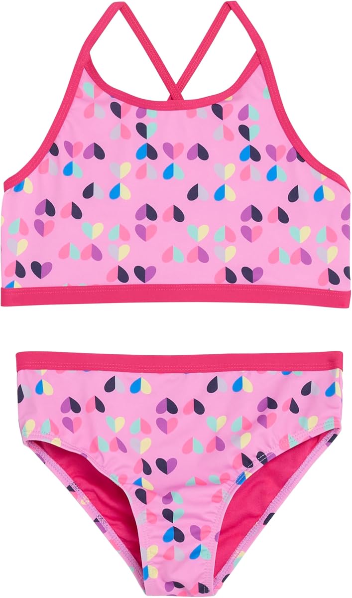 Conjunto de bikini con correa ajustable UPF 50+ para niña