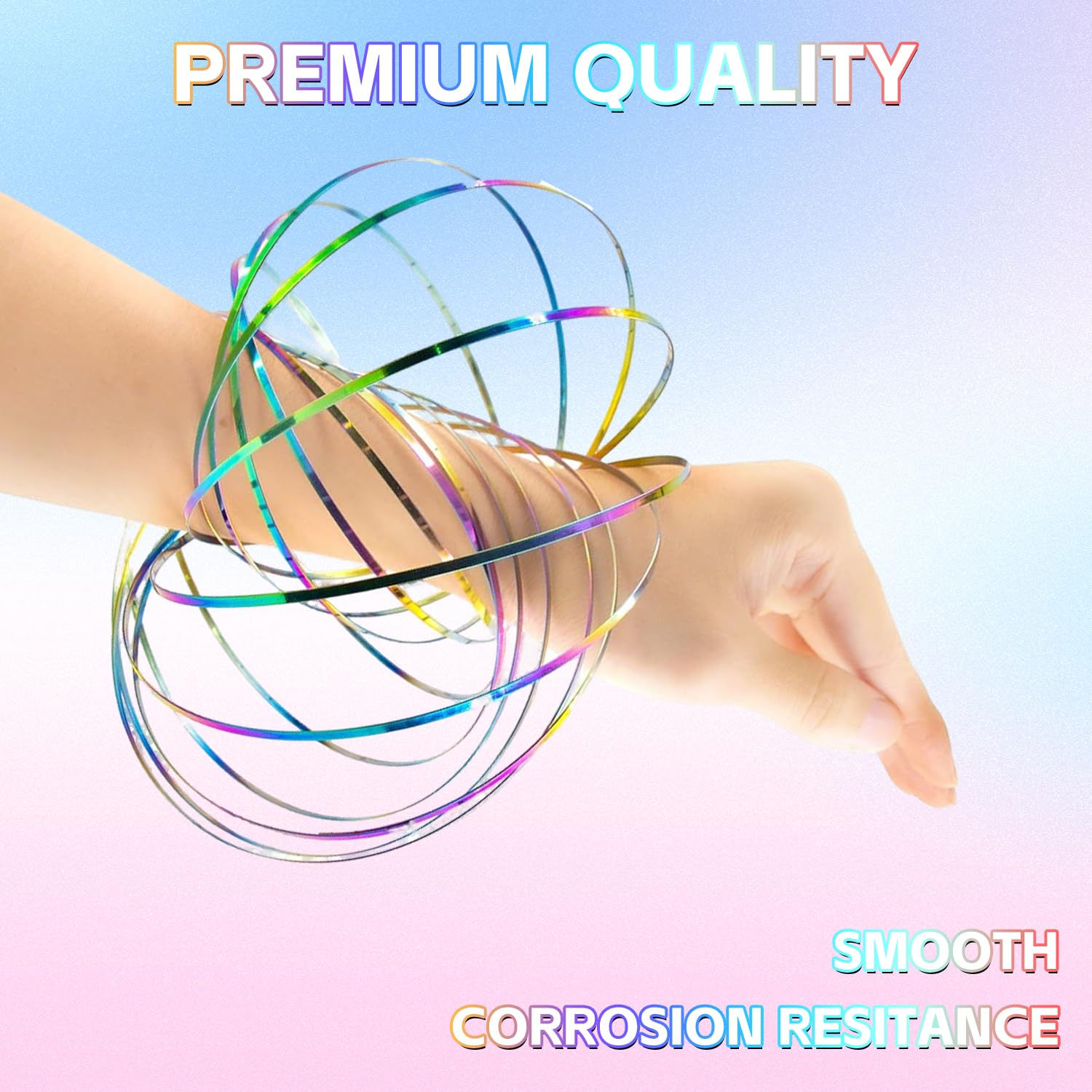 Flow Ring Magic 3D Geometryczny spiralne ramię Spinner zabawka - interaktywna gra festiwalowa antystresowa