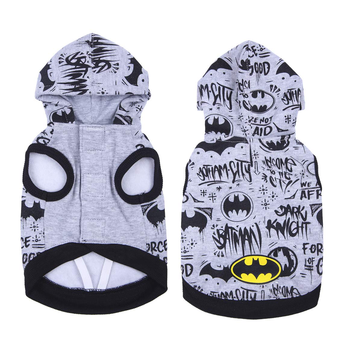 CERDÁ LIFE'S LITTLE MOMENTS Cerdá – Forfanpets | Chihuahua Batman Sweatshirt – Officially Licensed DC Comics