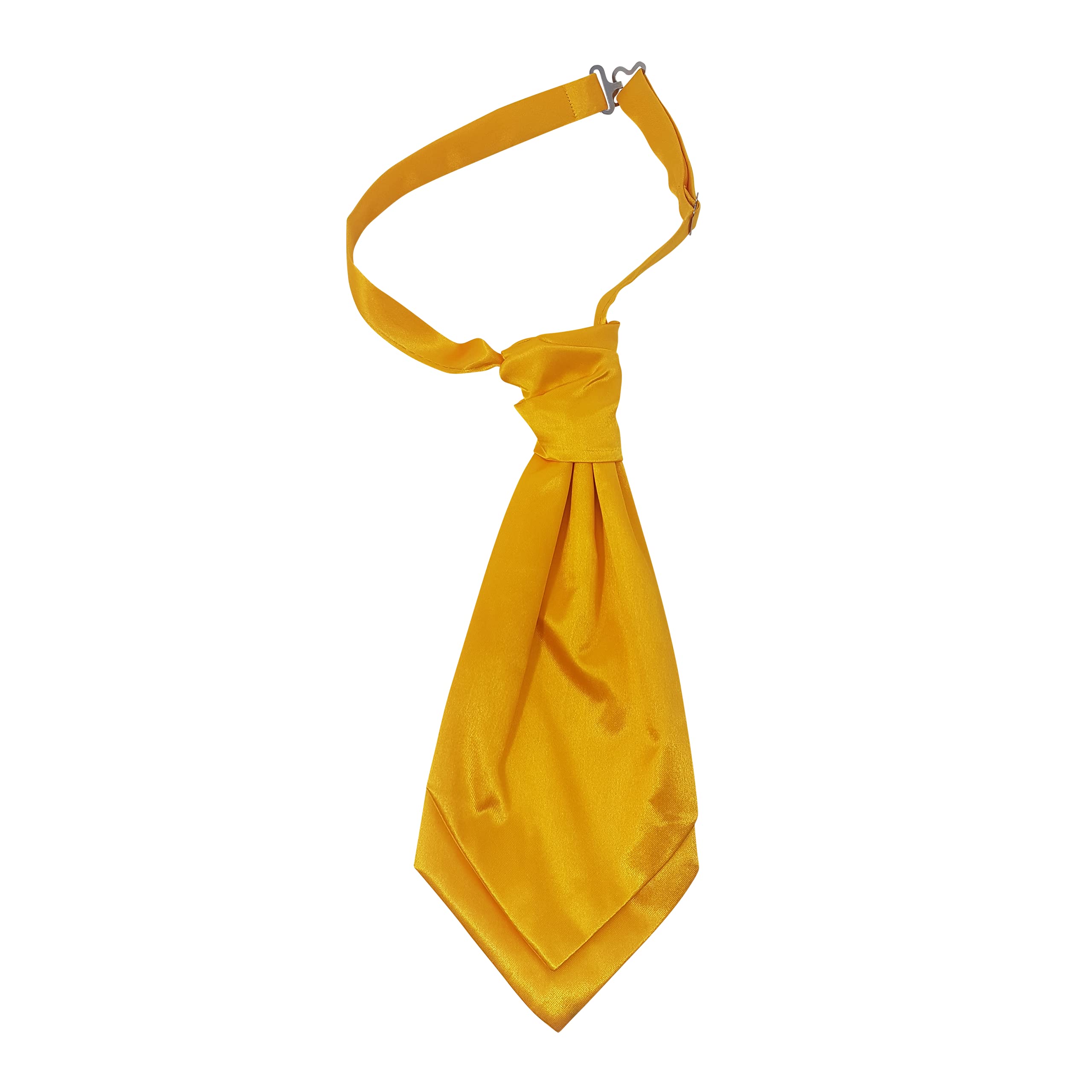Ws Uk Men's Yellow Solid Colour Cravat [Yellow]