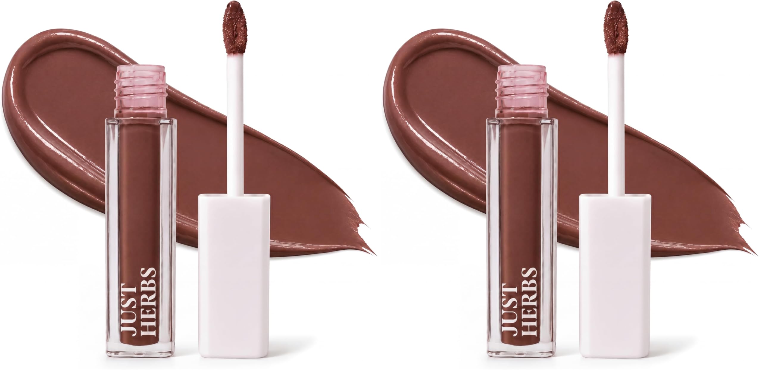 Just Herbs Ayurvedic Creamy Matte Long Lasting Liquid Lipstick, Lightweight & Hydrating Lip Colour with Liquorice & Sweet Almond Oil (Cinnamon Spice), 1.8 ml (Pack of 2)-image-20