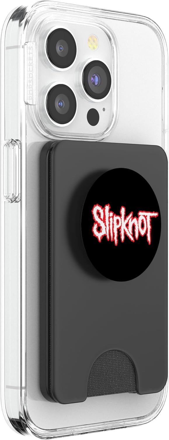 Official Slipknot Outline Logo PopSockets PopWallet for MagSafe