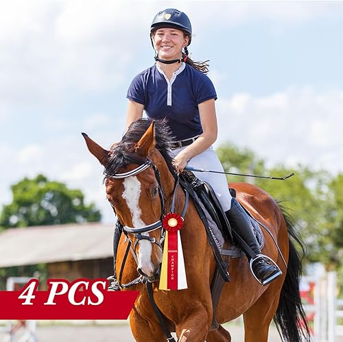 Miniatura 5 de Hotop Cinta de participación de campeón de espectáculo de caballos y campeón de reserva, cinta de participación con tarjeta de evento, cintas de