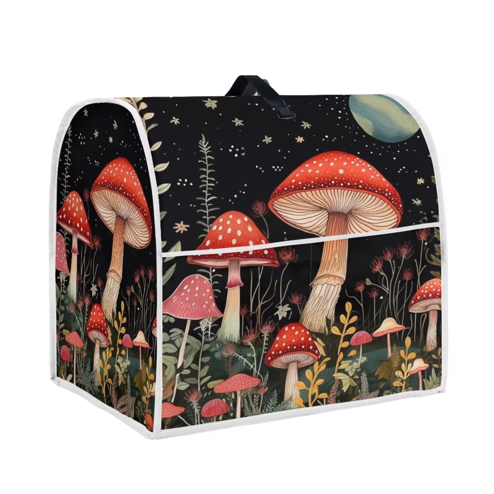 Upetstory Mushroom Kitchen Aid Mixer Covers for 6-8 qt Stand Mixers with Pocket