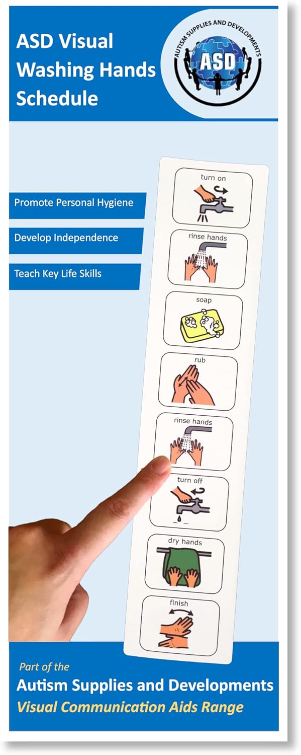 Autism Washing Hands Routine Chart Independent Hand Washing Visual